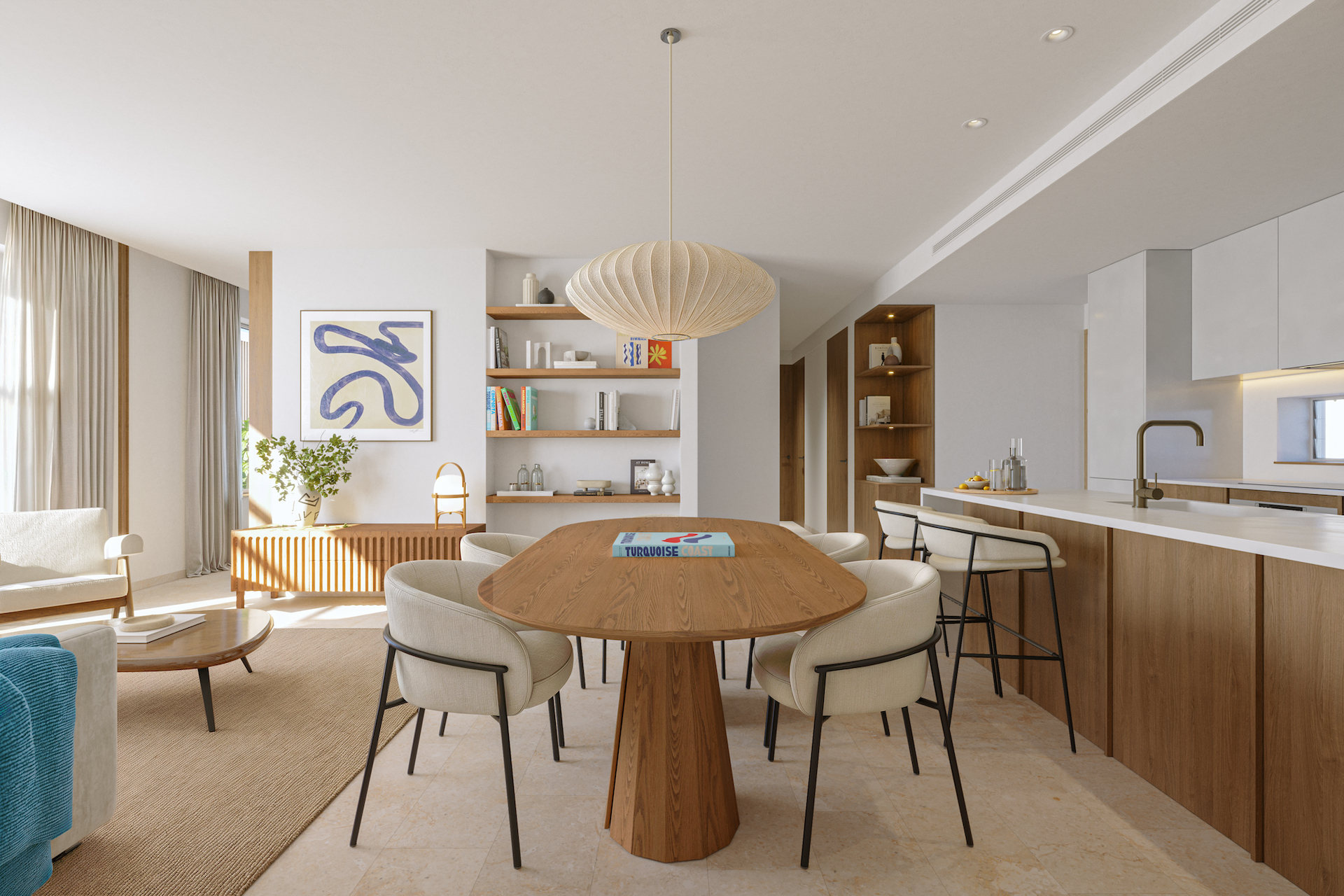 Resa Estates Ibiza for sale te koop apartment nieuwbouw woonkamer 1.jpg